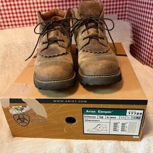 Ariat Womens Brown Leather Boots